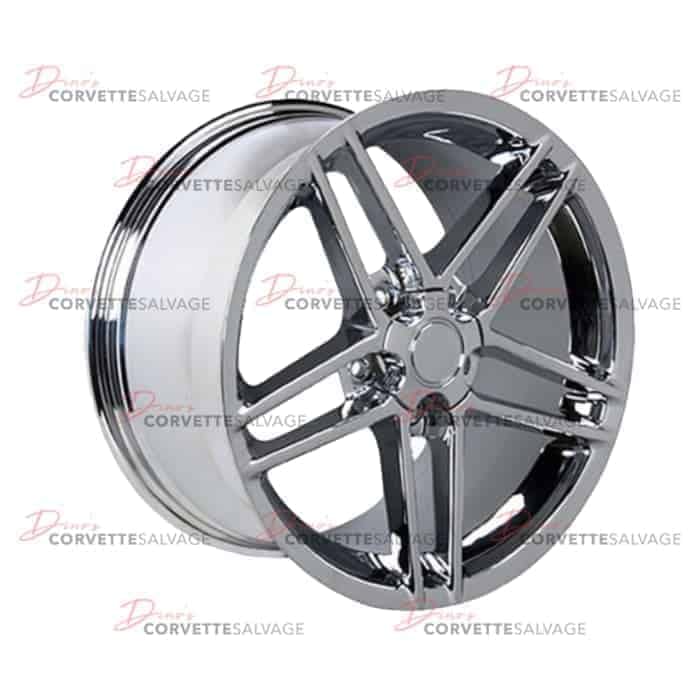 C6 New Z06 Chrome Rear Aluminum 19x10 Wheel 2010-2013