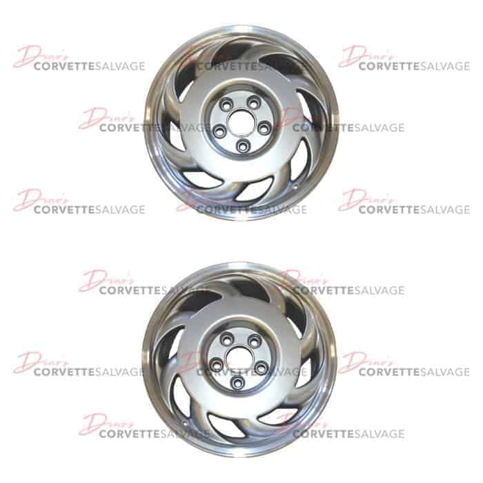 C4 Used ZR-1 Painted Rear Aluminum 17x11 Wheel 1991-1992