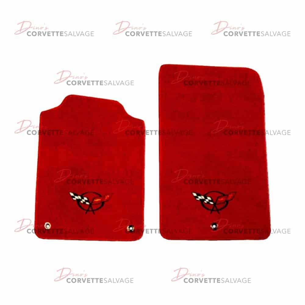 C5 New Truvette Floor Mat Set with Embroidered C5 Corvette Logo 1997-2004