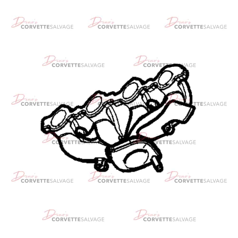 C6 Used LS3 Exhaust Manifold 2005-2013