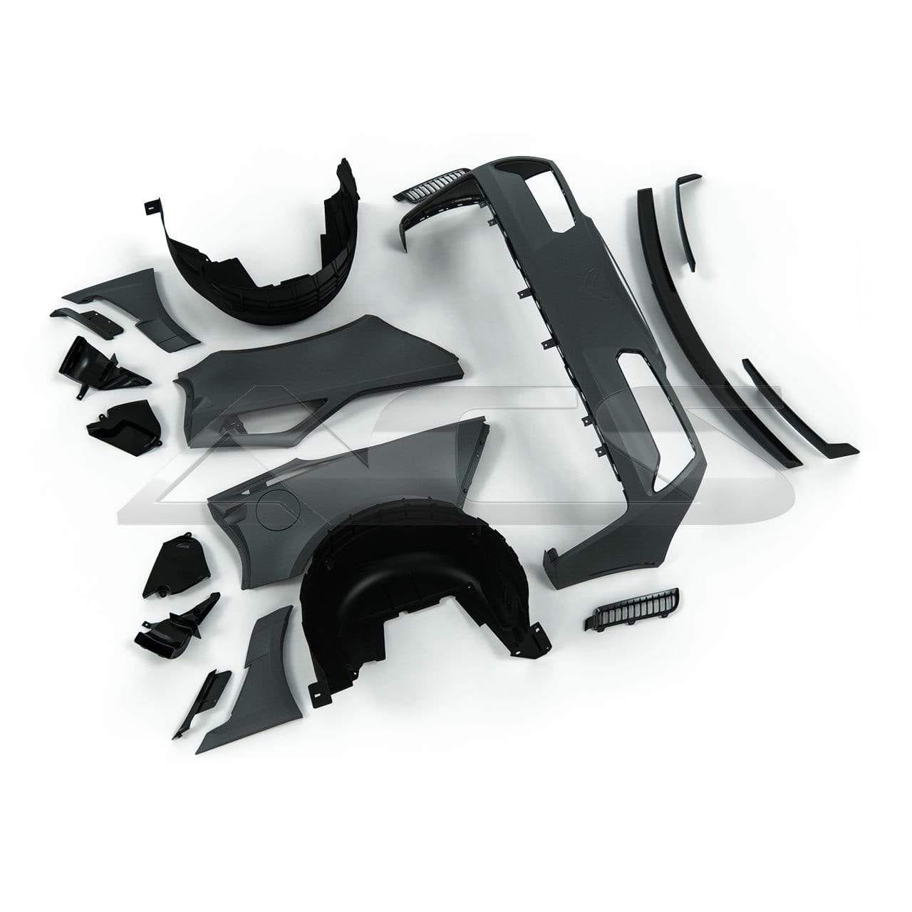 New C7 Stingray GM Rear Widebody Coupe, Z06 Scoop, w/ Rear Bumper in No Intake / Non Functional / Z06 Stage 1 2014-2019
