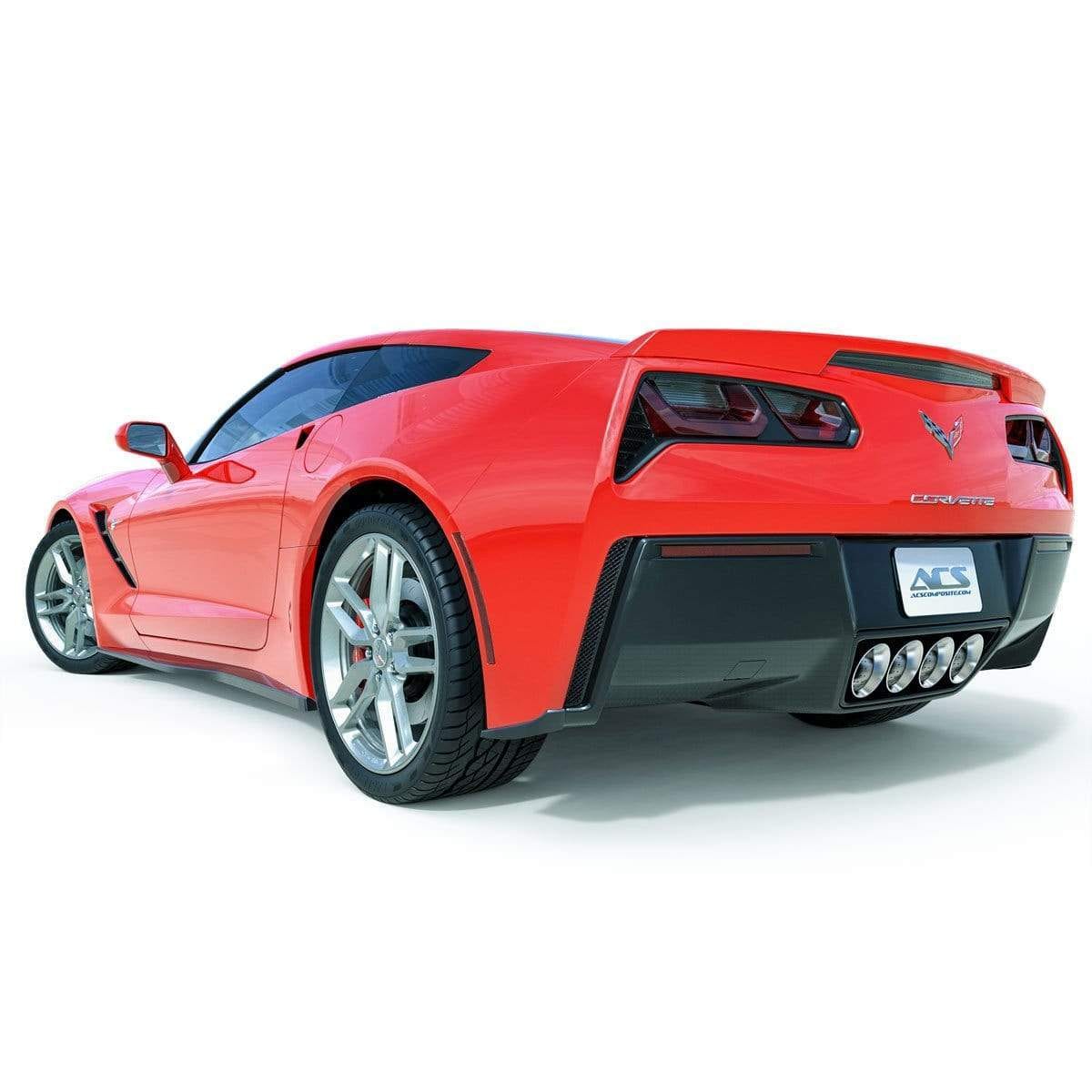 New C7 Stingray Rear Fascia Extensions 2014-2019