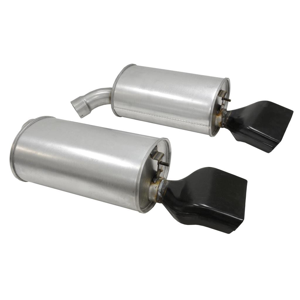 C4 New Mufflers, Aluminized with Lt-1 Tips 1992-1996