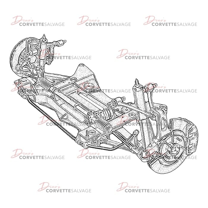 C5 Used Front Suspension Assembly 1997-2004