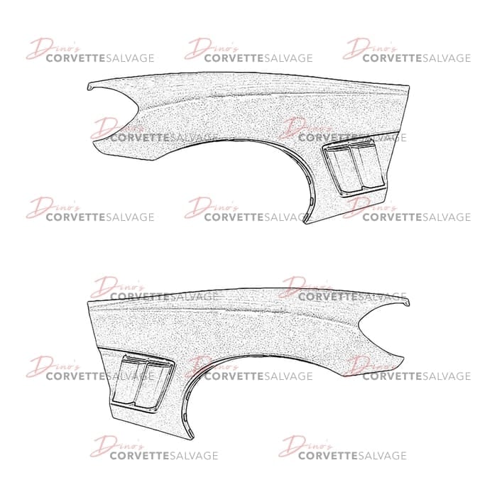 C6 New Grand Sport Front Fender 2010-2013
