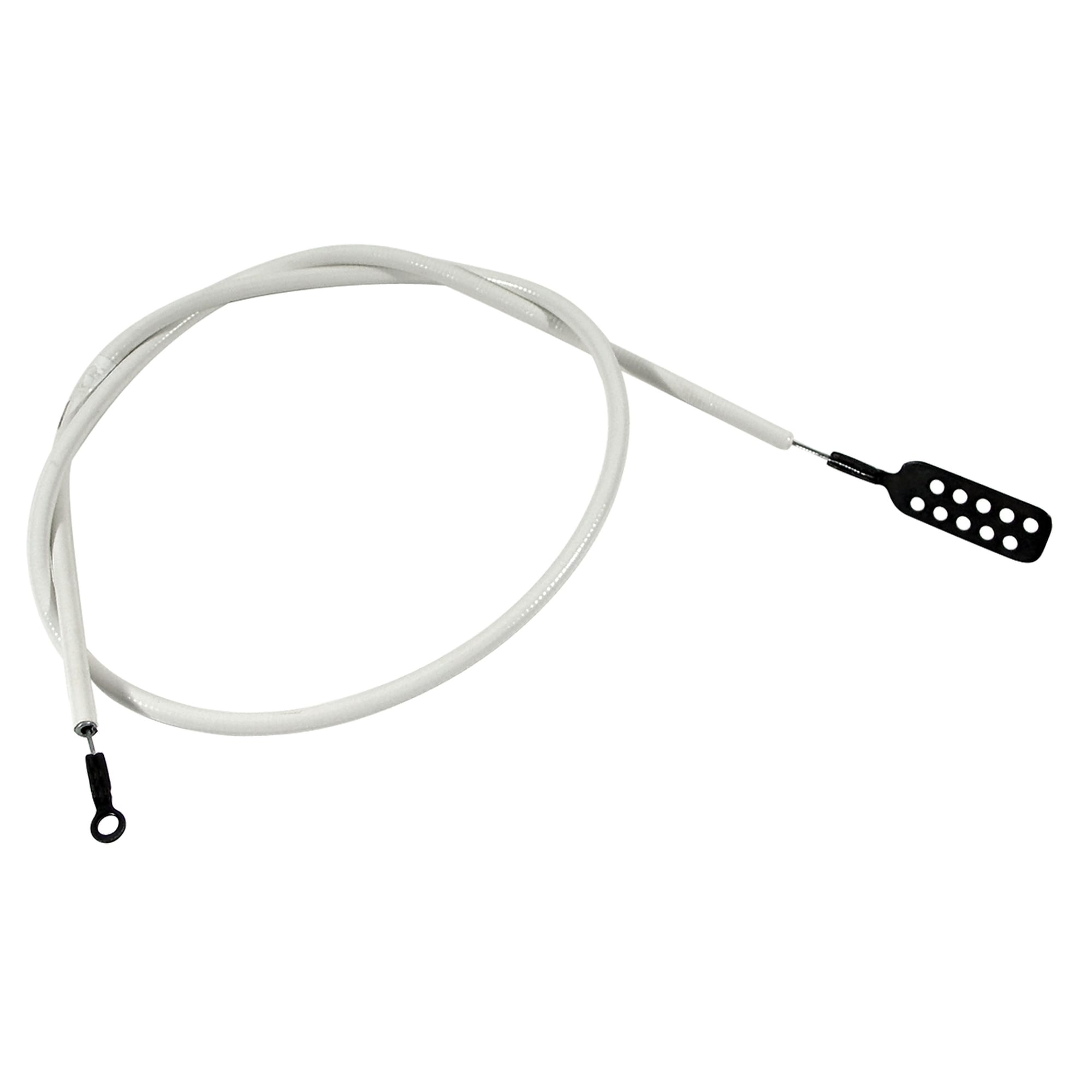 C3 New Hood Release Cable - 68 Late - 69 Early 34 1/4" White 1968-1969
