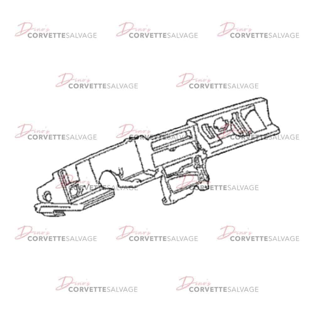 C4 Used Instrument Panel 1984-1989