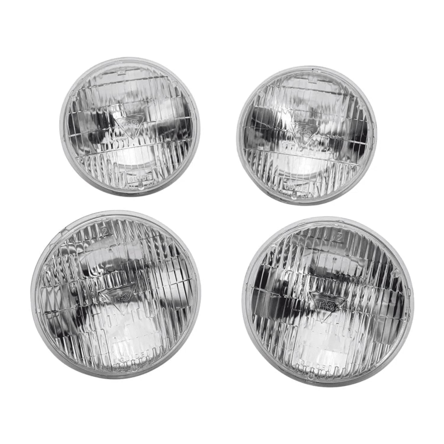 C2 New T-3 Headlight Bulb Set 1963-1967