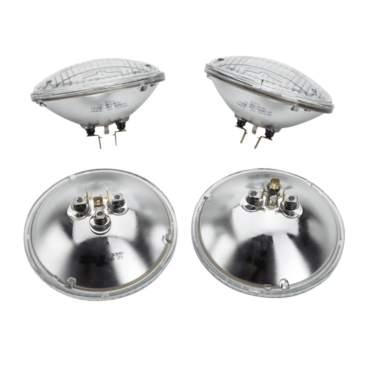 C2 Corvette New T3 Headlight Bulb Cup Ring Capsule Set 1963-1967