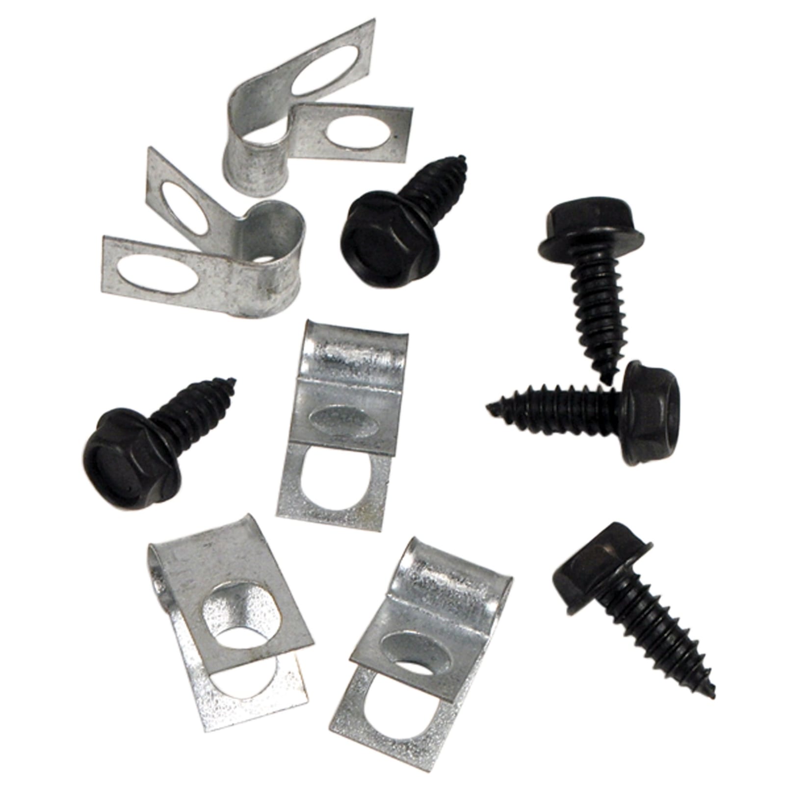 C3 New Fuel Line Clips - 10 Piece Set 1971-1973