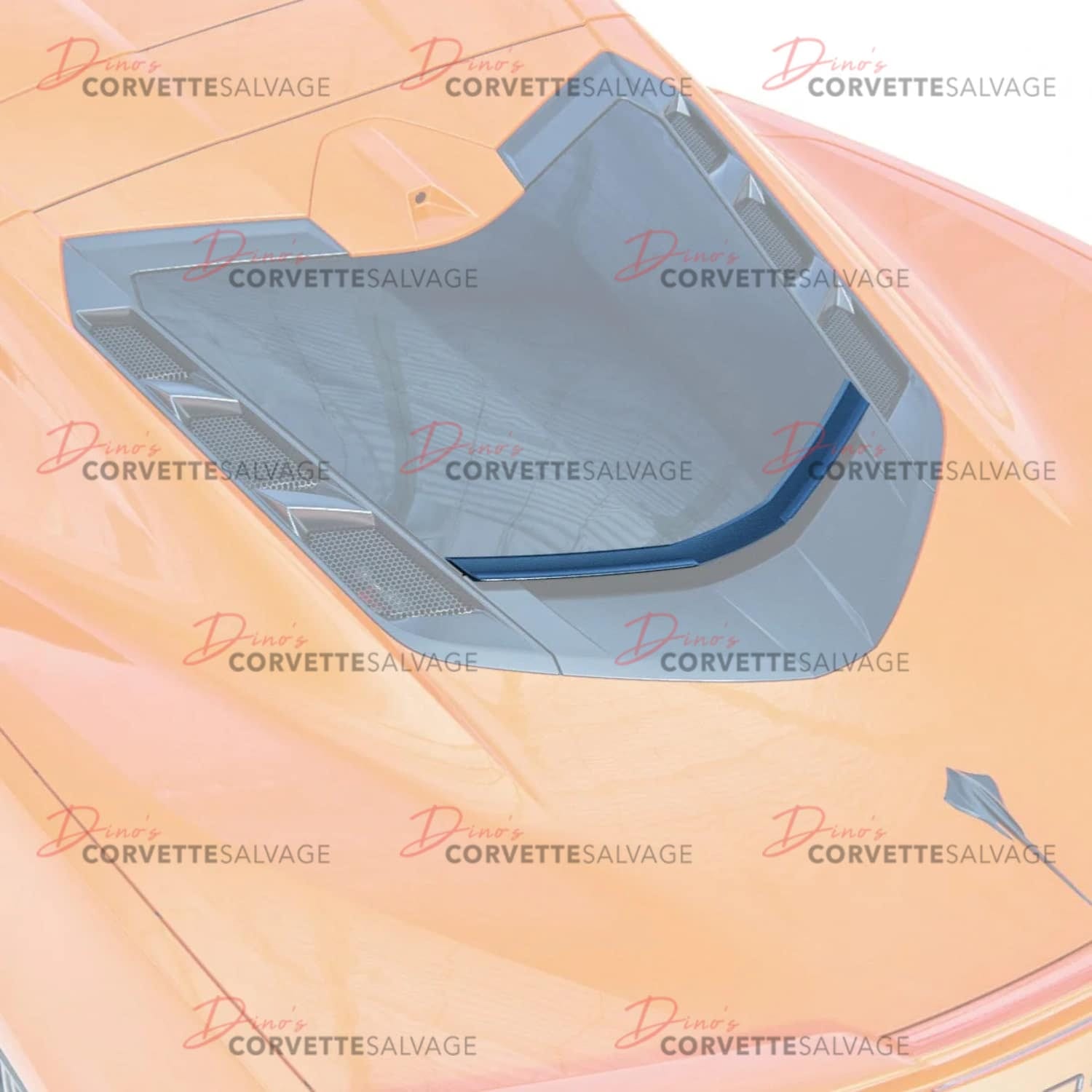 C8 New Corvette Coupe Carbon Flash Metallic Rear Window Spoiler 2020-2025 Installed