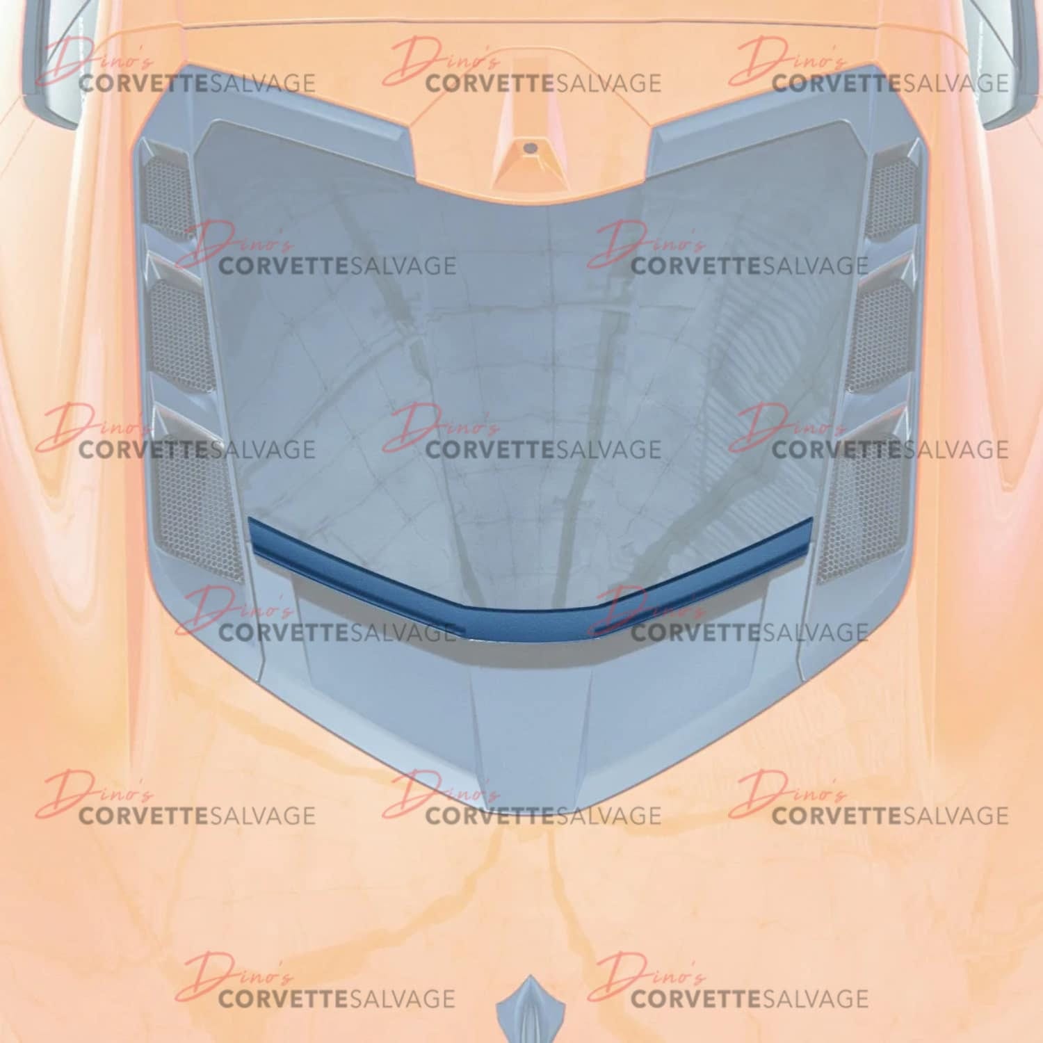 C8 New Corvette Coupe Carbon Flash Metallic Rear Window Spoiler 2020-2025 Installed