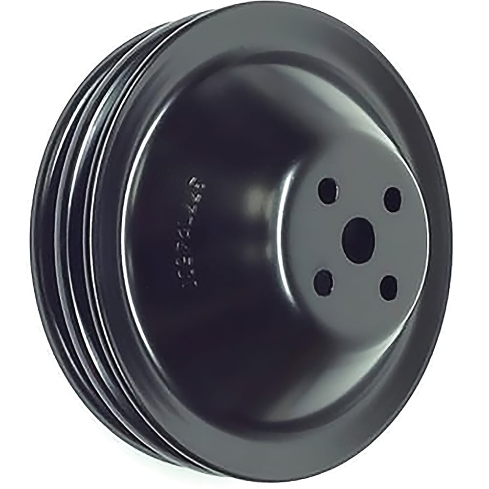 C1-C3 New Water Pump Pulley, Dual Groove 1962-1968