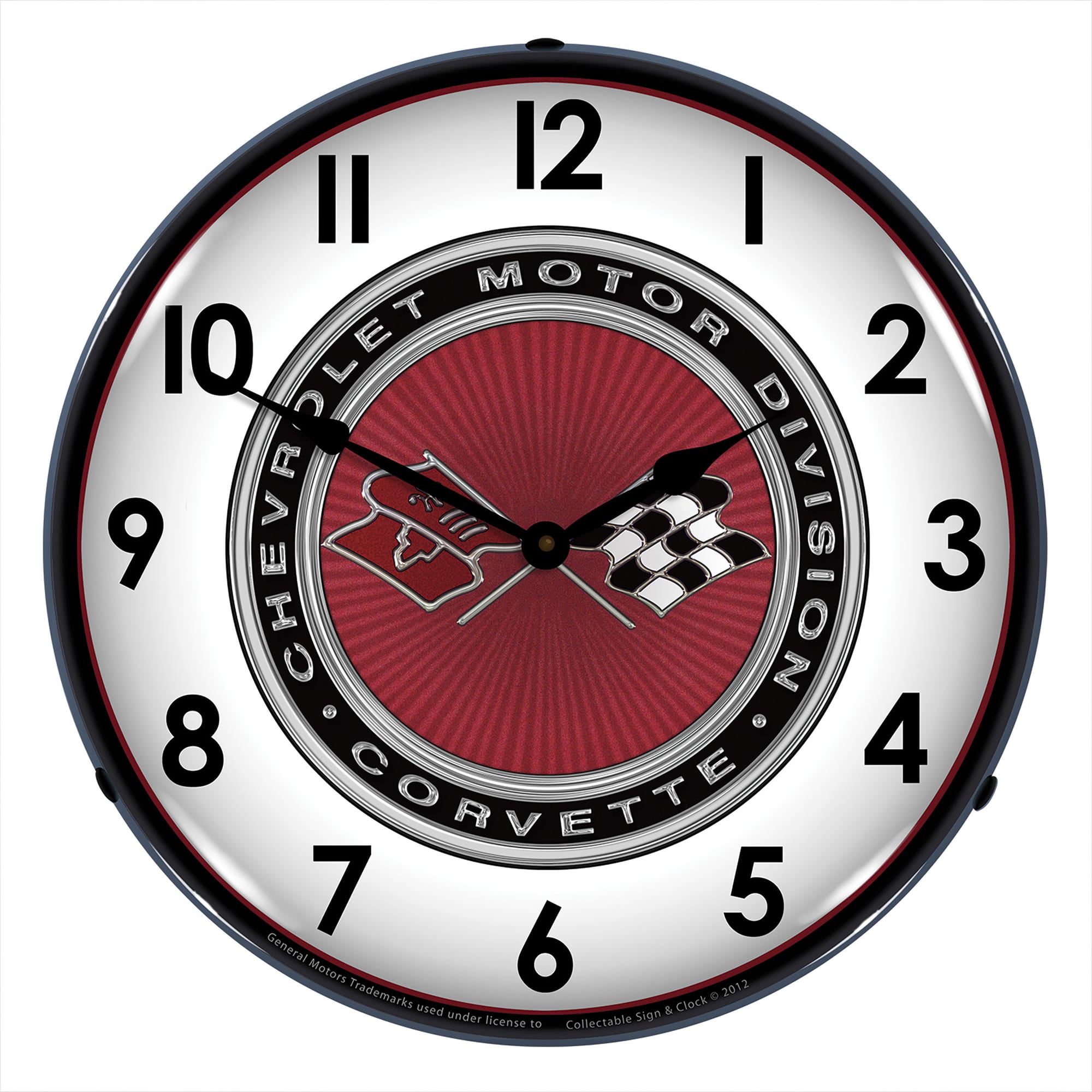 C3 New LED Clock with C3 Logo 1968-1982