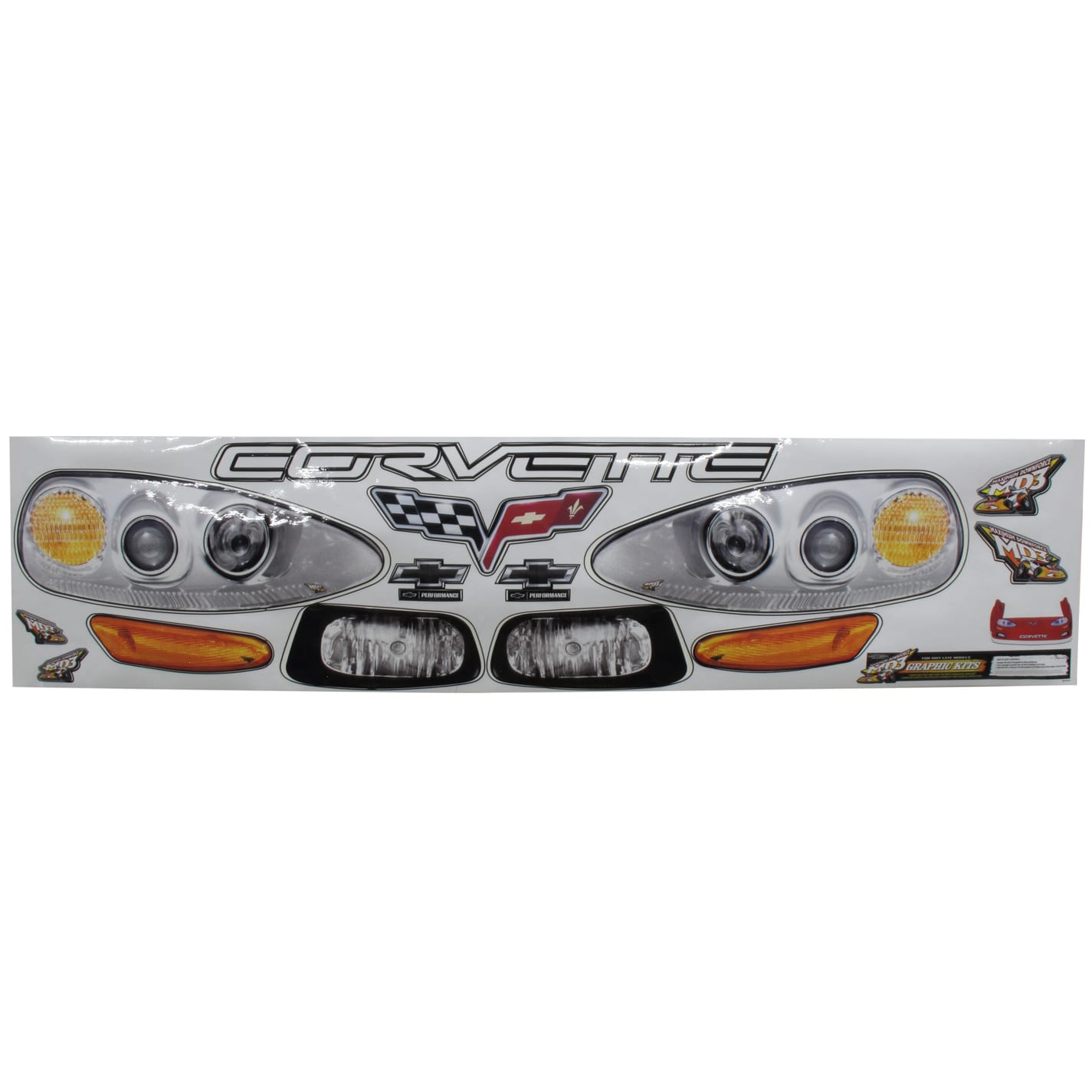 C6 New Laminated Racing Graphics Decal Kit 2005-2013