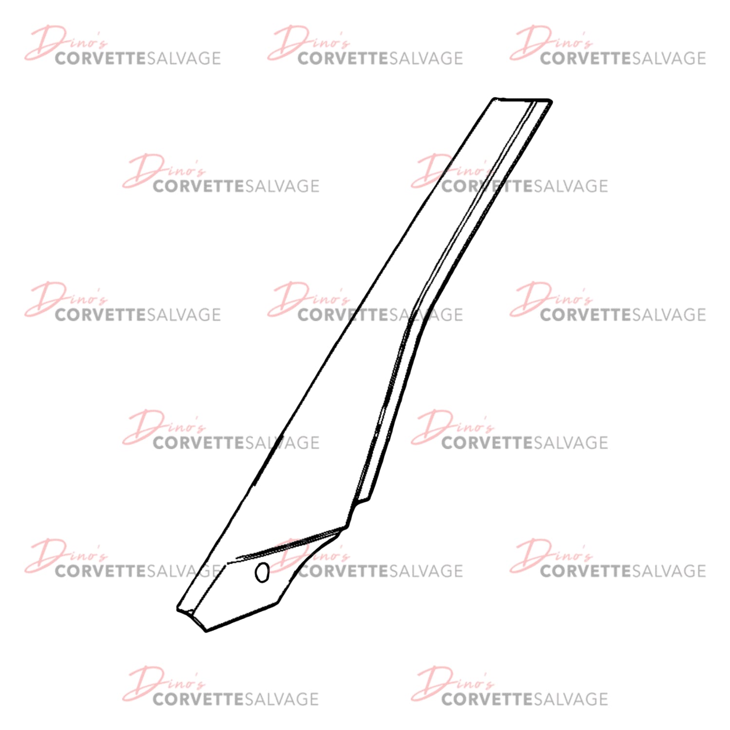 C7 Used A-Pillar Exterior Trim Cover 2014-2019