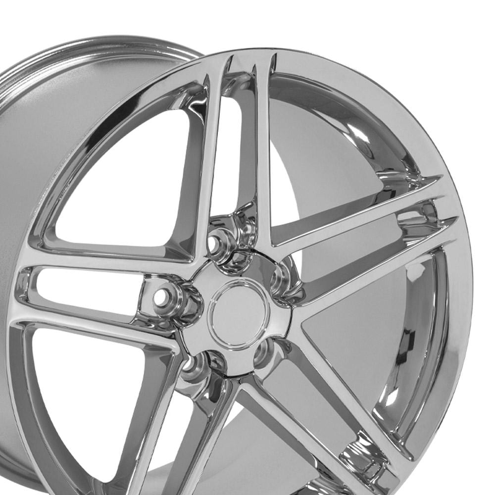 C4 New Chrome 18x9.5 Wheel Set of 4 (CV07A) 1988-1996