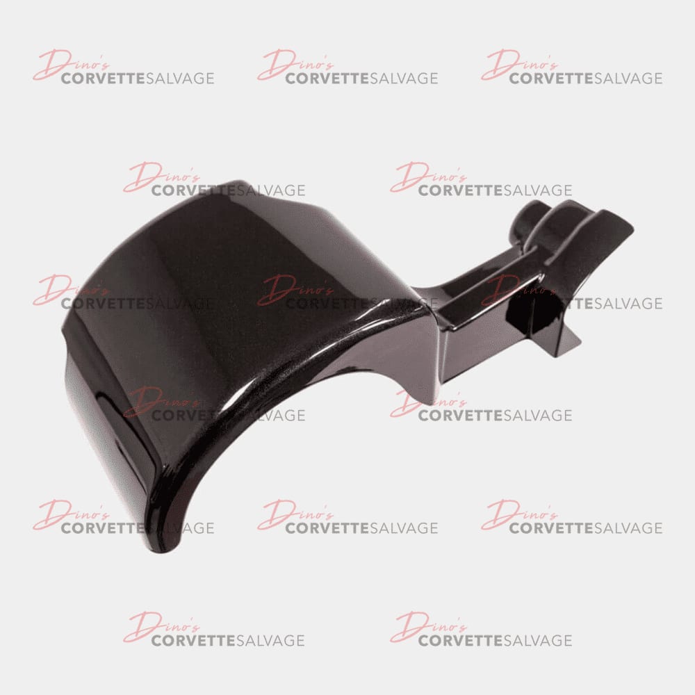 C7 Corvette New Black No Flag Painted Alternator Cover 2015-2019