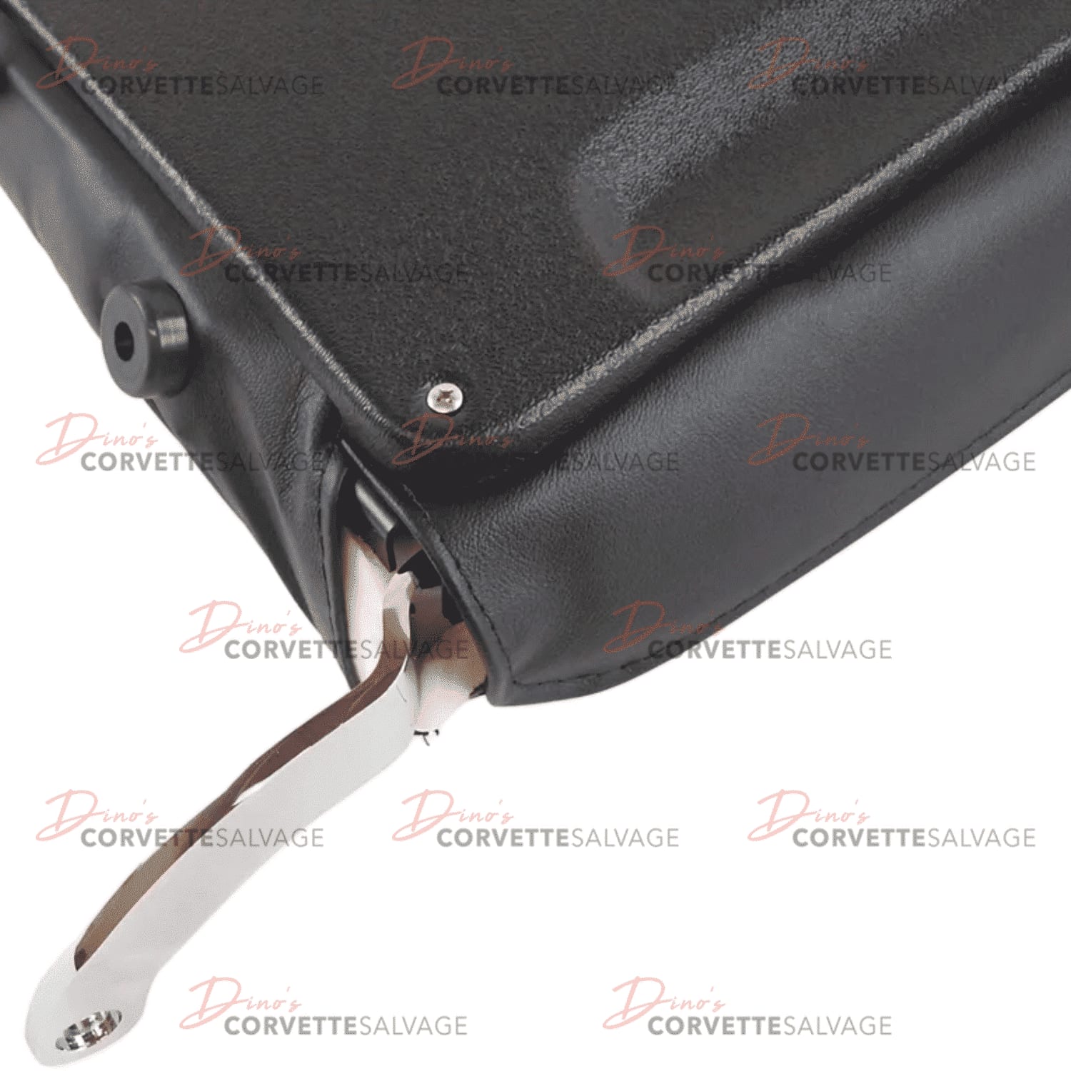 C3 Corvette New 100% Black Leather Mounted Seat Cover Set 1972-1974