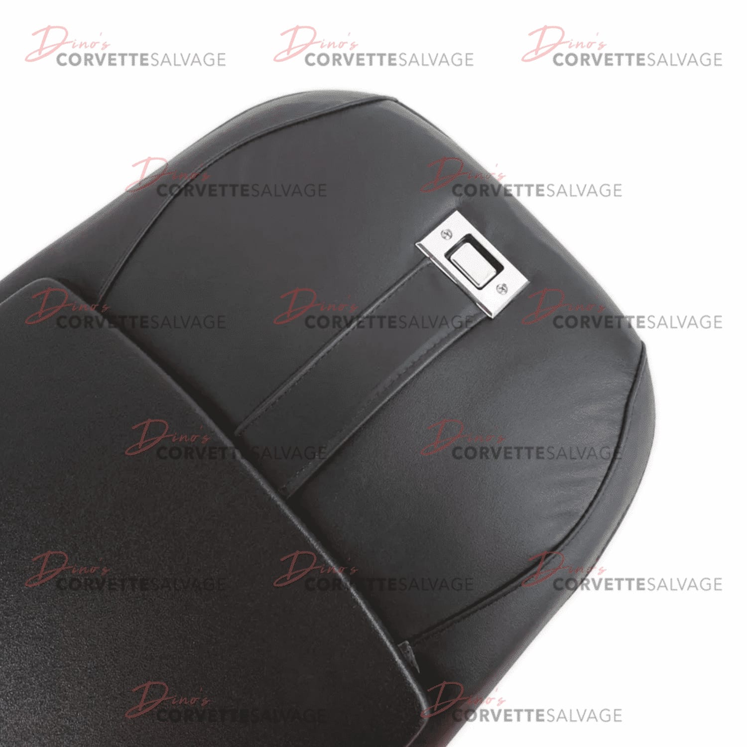C3 Corvette New 100% Black Leather Mounted Seat Cover Set 1972-1974