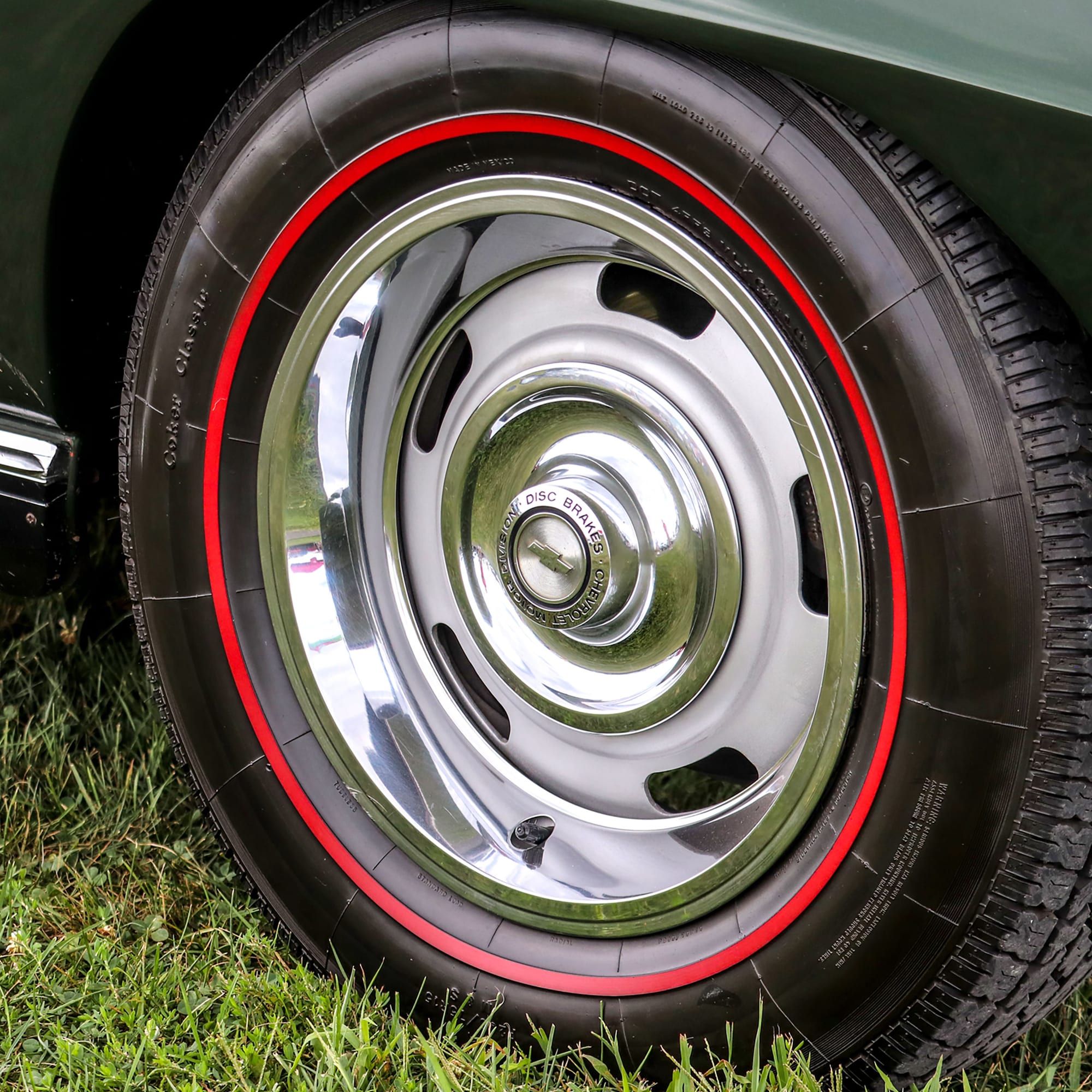 C2 New Rally Wheel Set, Replacement 1967