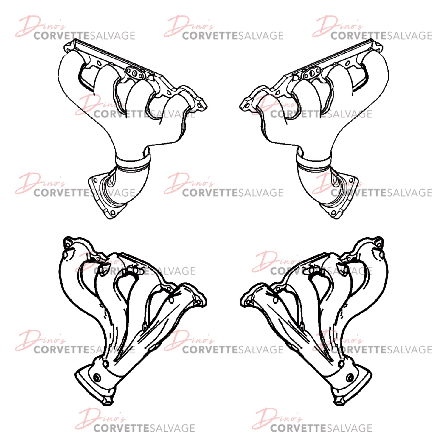 C5 Used Engine Exhaust Manifold 1997-2004