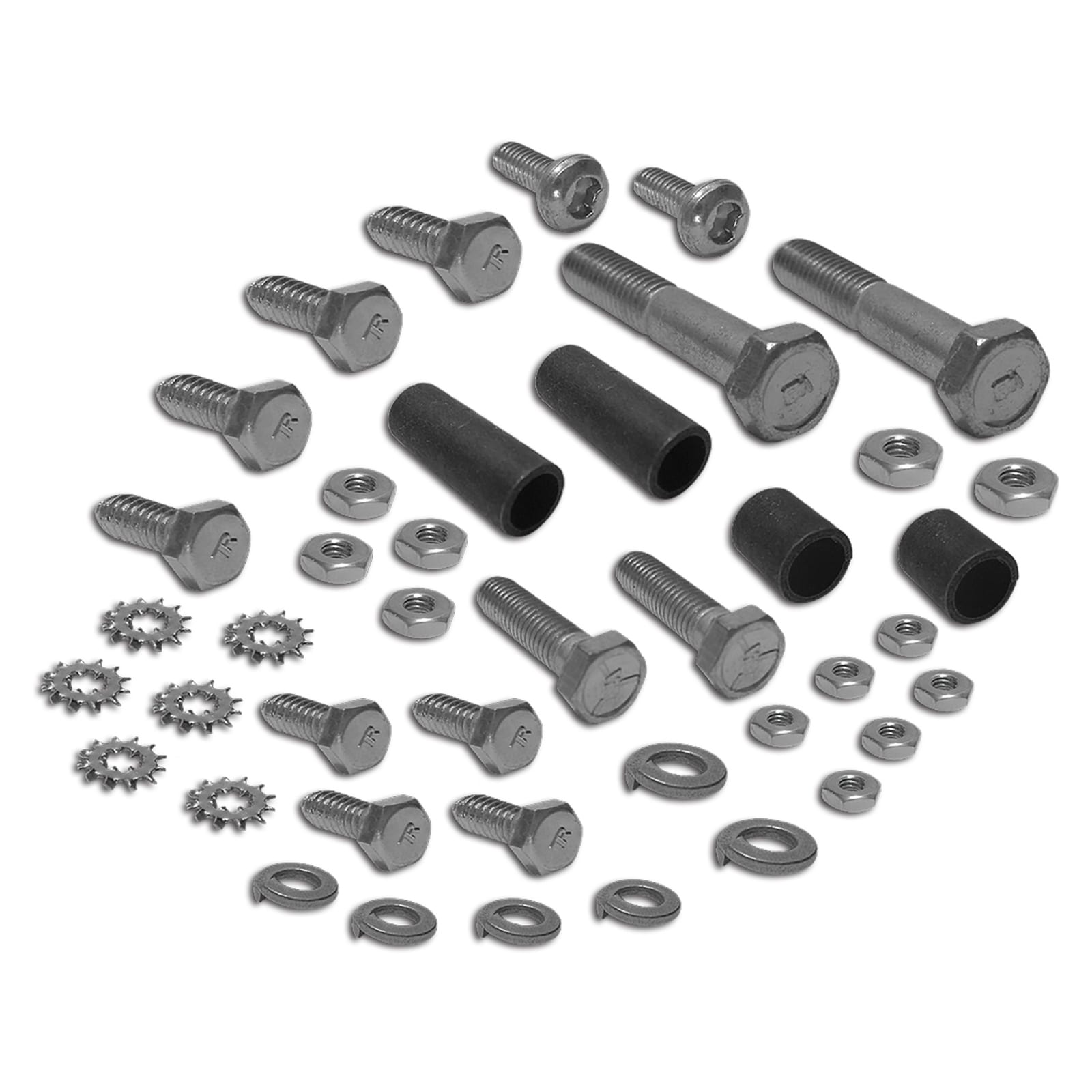 C1 New Front License Bumper Bolt Kit 1958-1962