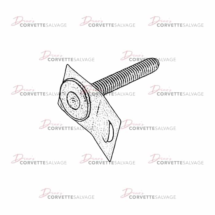 C4 Used Front Air Cleaner Duct Screw 1985-1989