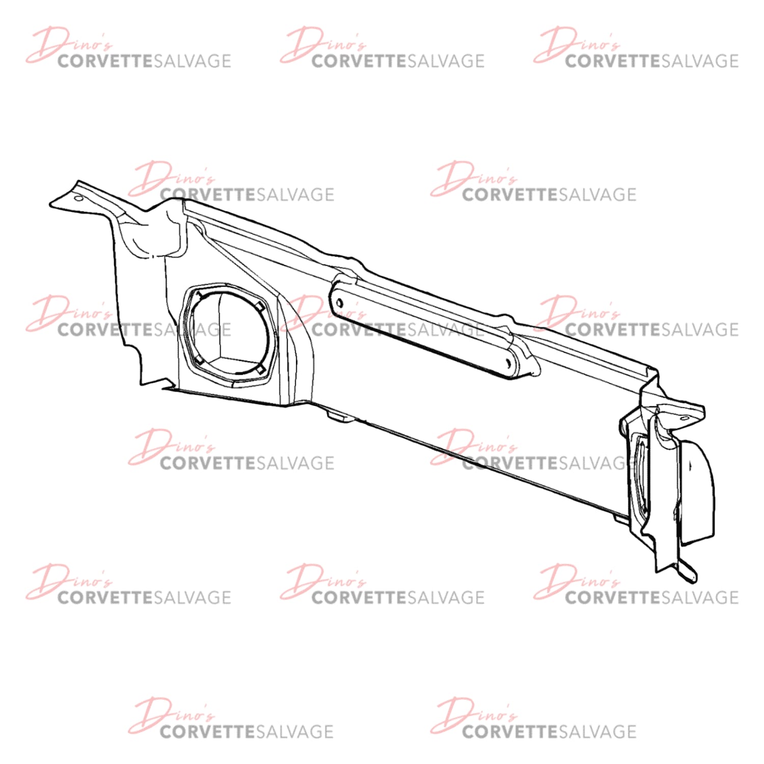 C6 Used Convertible Rear Compartment Closeout Panel 2005-2013