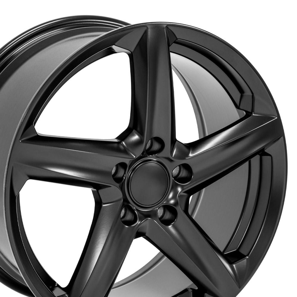 C4 New Satin Black 18x8.5 Wheel Set of 4 (CV02C) 1988-1996