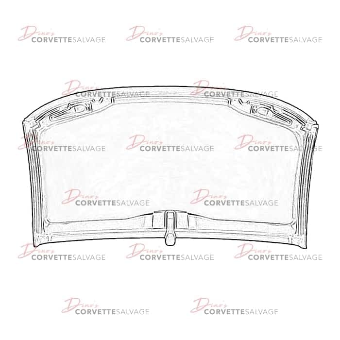 C5 Used Glass Targa Top Assembly 1997-2004