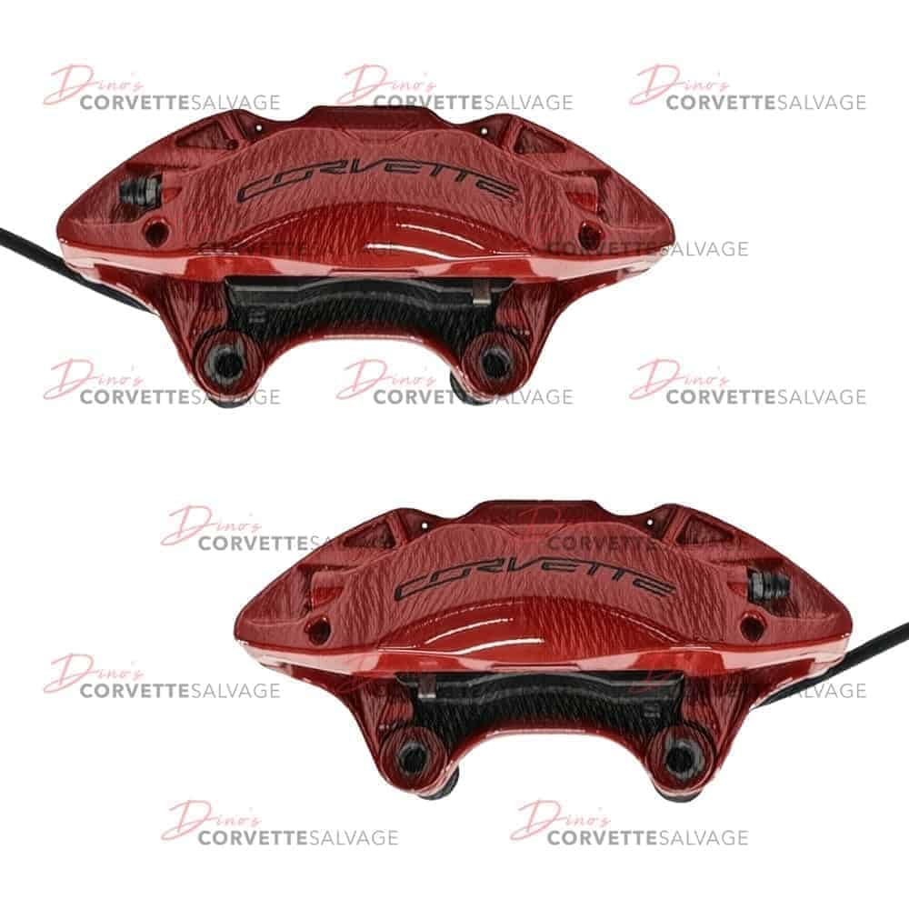 C7 Used Red Front Brake Caliper 2014-2019