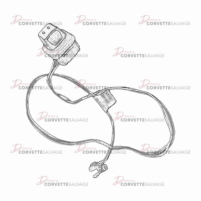 C5 Used Telescoping Steering Column Switch 1999-2004