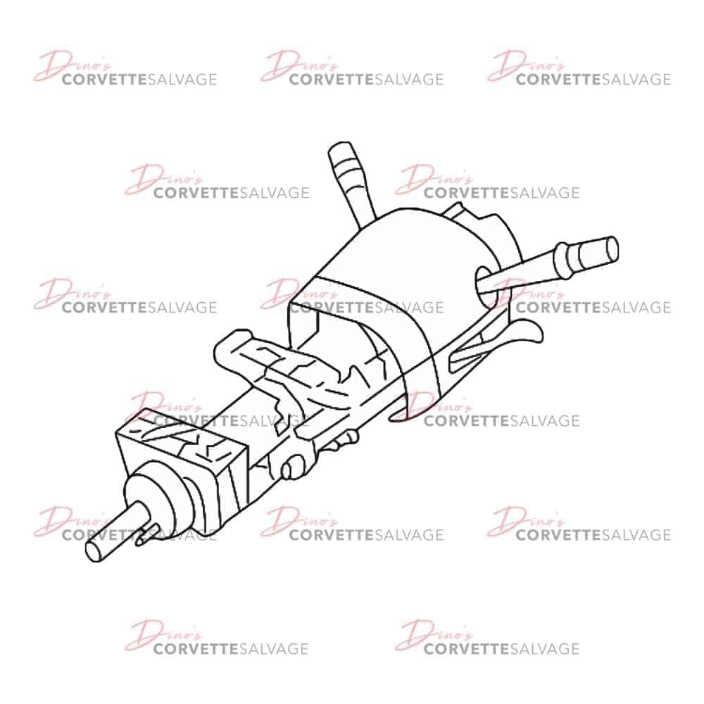 C6 Used Steering Column Assembly 2006-2013