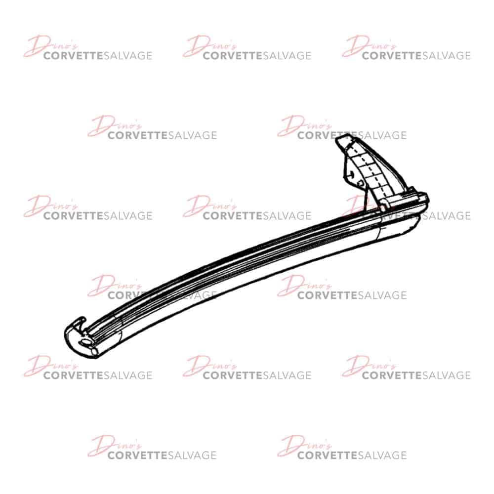 C8 New Coupe Front Side Door Window Weatherstrip 2020-2023