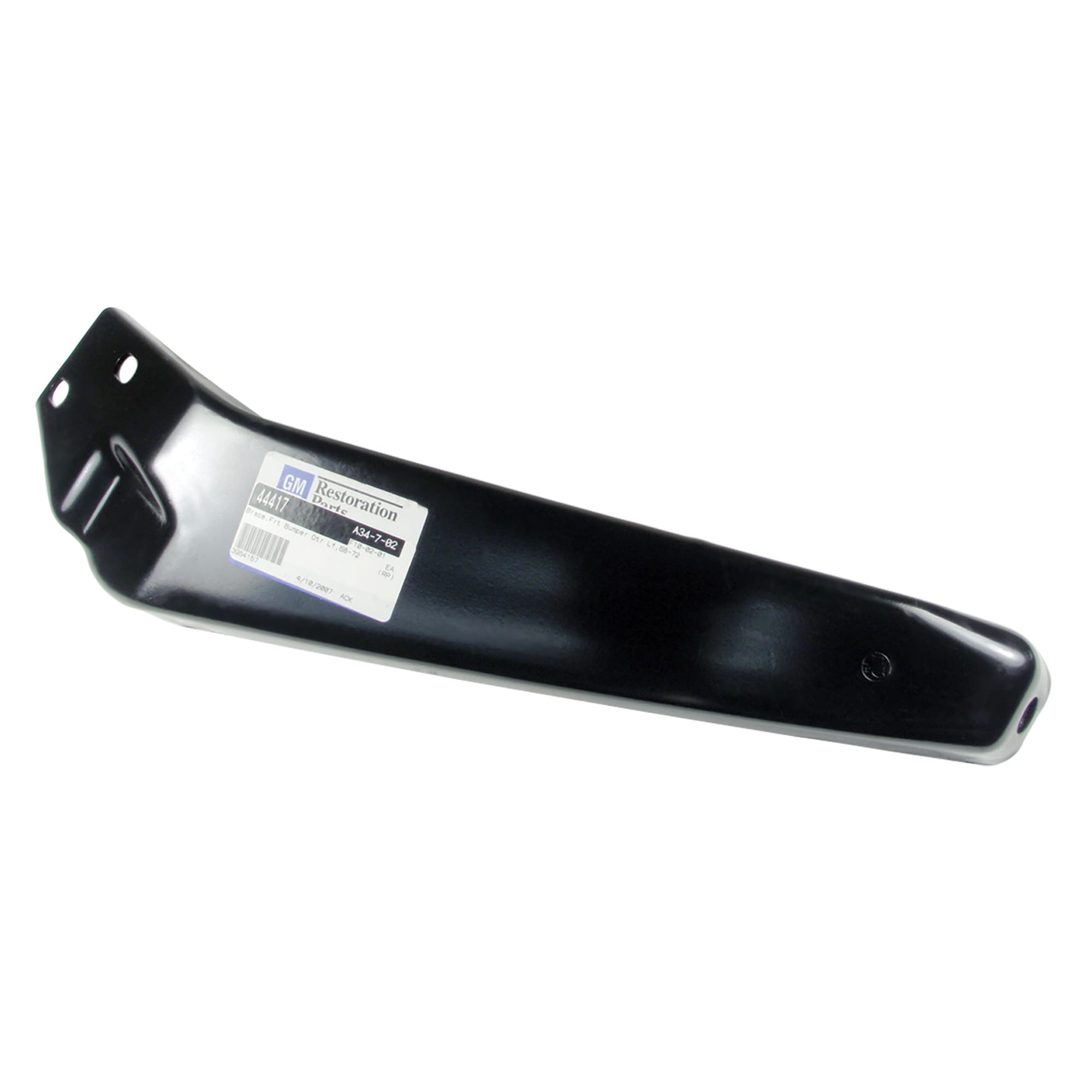 C3 New Driver-Side Front Outer Bumper Bracket 1969-1972