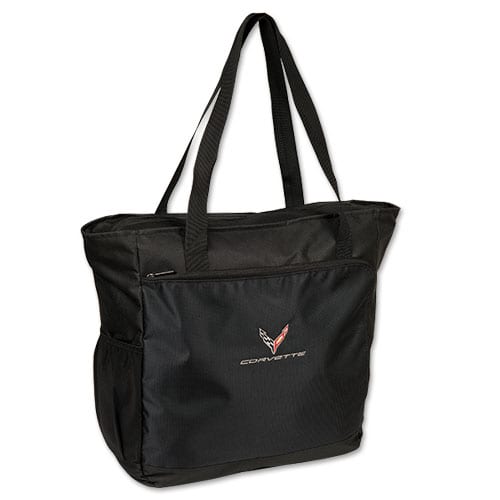 C8 New Port Authority City Tote Bag with C8 Logos - Black 2020-2026