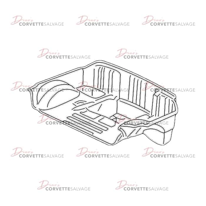 C5 Used Rear Floor Pan 1997-2004