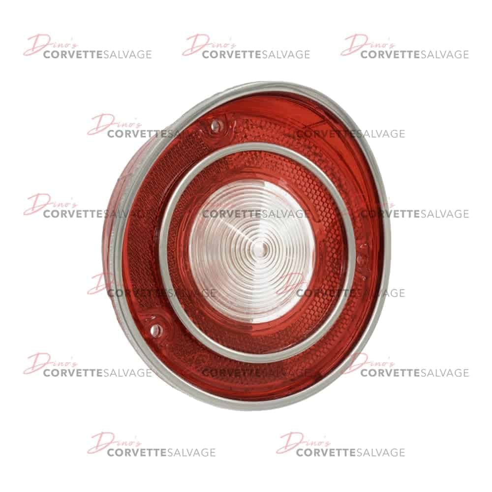 C3 New Backup Tail Light Lens 1970-Early 1971