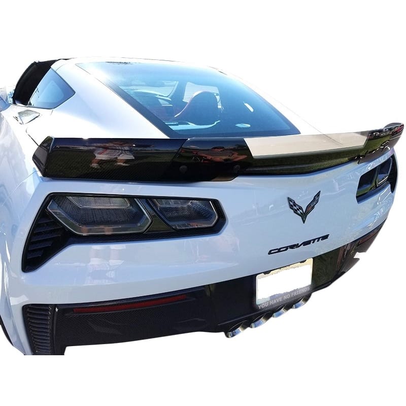 C7 New HYDRO CARBON FIBER STAGE 3 BODY KIT - DARK SMOKED with BLACK BOLTS 2014-2019