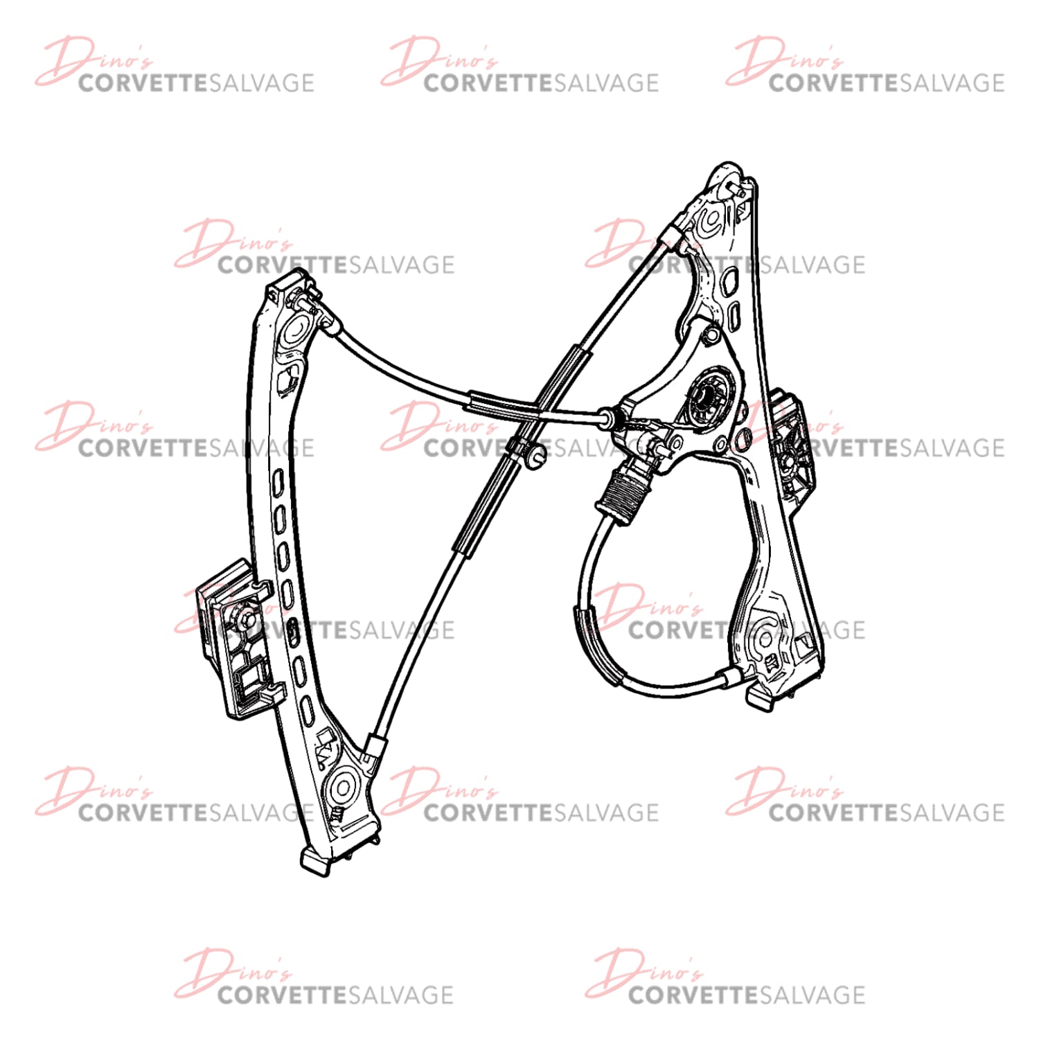 C7 Used Front Side Door Window Regulator 2014-2019