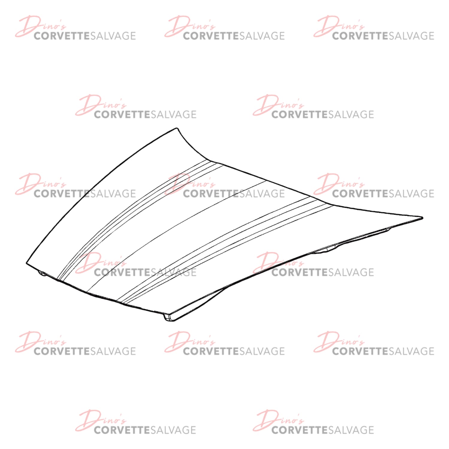 C6 Used Hood 2005-2013