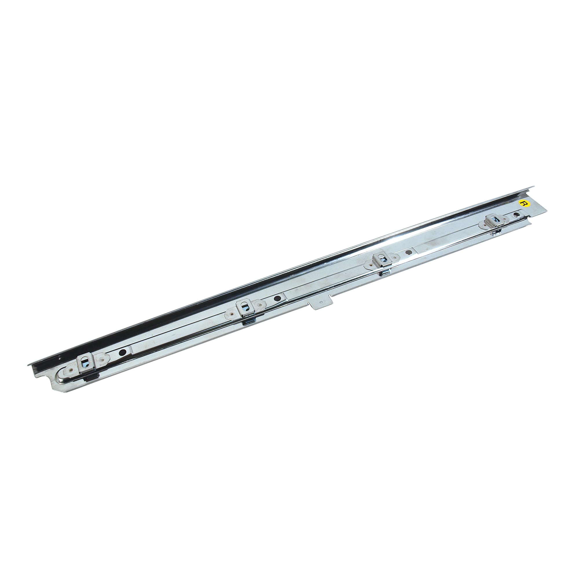C3 New Passenger-Side T-Top Stainless Steel Side Molding - 77l 1977
