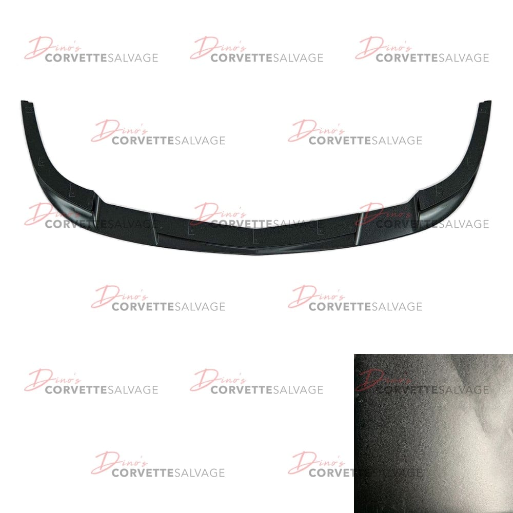 C6 New Satin Black ZR1 Front Splitter 2006-2013