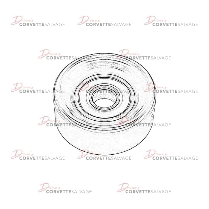 C5 Used Drive Belt Idler Pulley 1997-2004