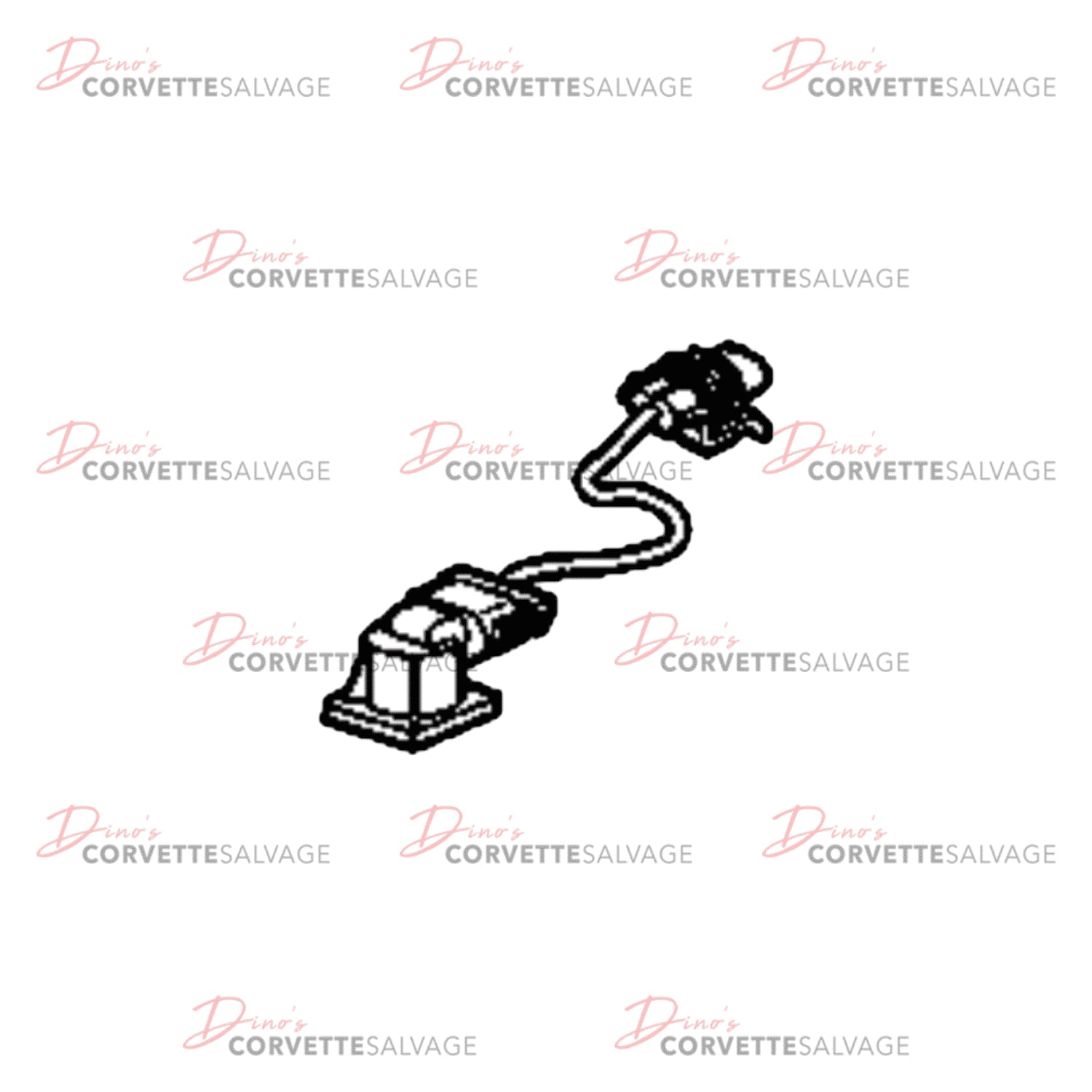 C6 Used Shock Absorber Control Actuator Wiring Harness 2009-2013