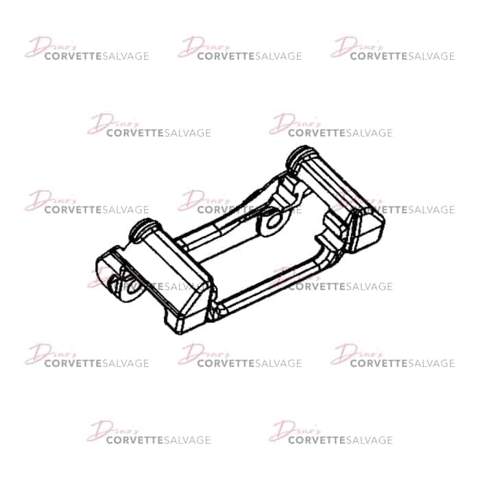 C5 Used Rear Brake Caliper Stop Bracket 1997-2004