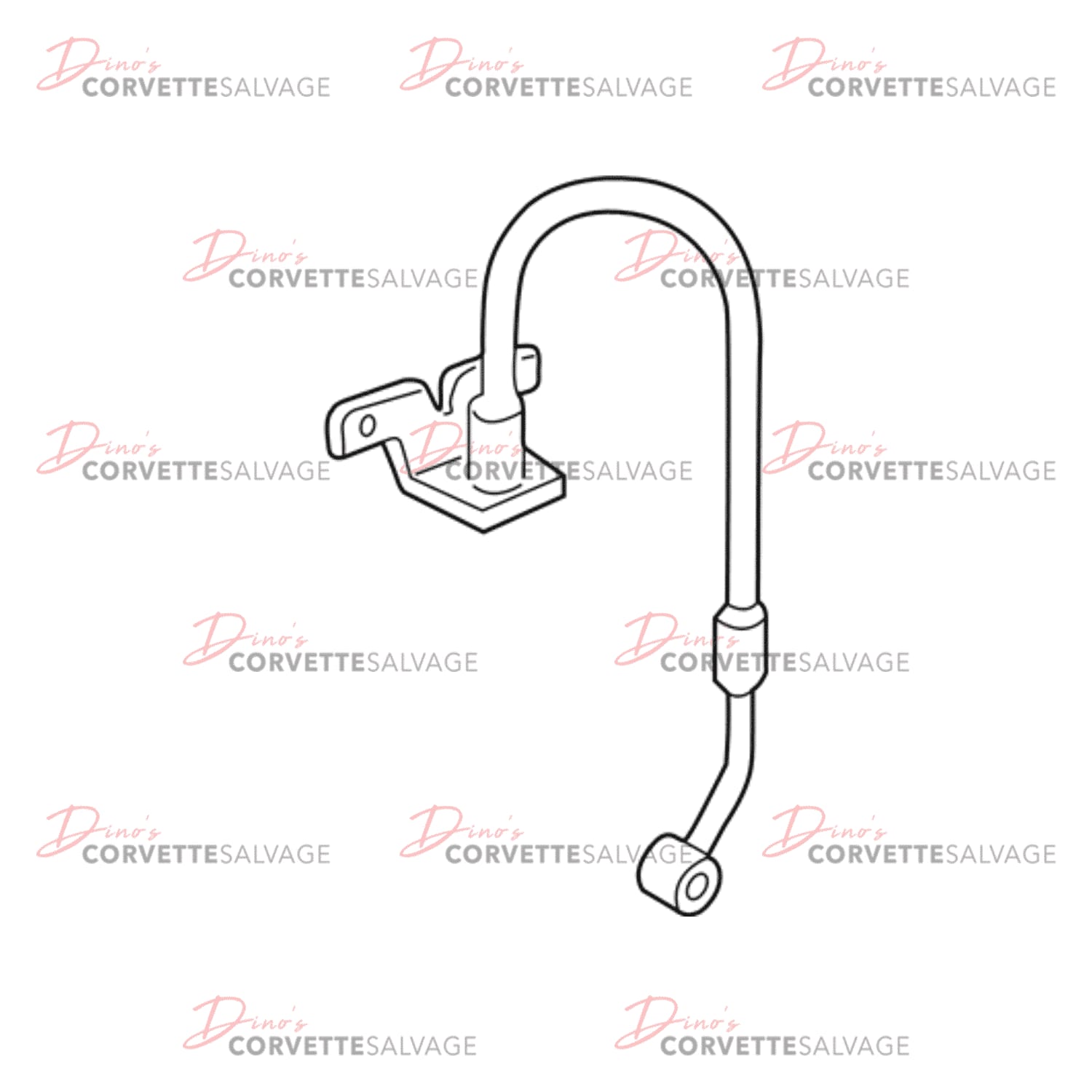 C5 Used Rear Brake Hose 1997-2004