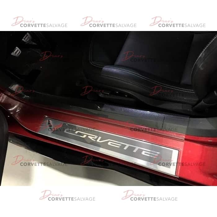 C7 New Clear Door Sill Protector Set 2014-2019