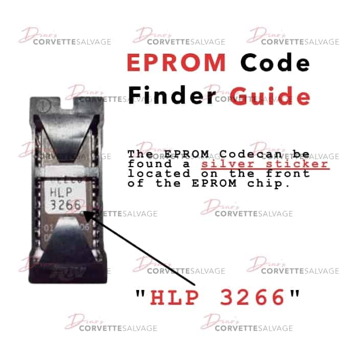 EPROM Code Finder Guide 1982-1985